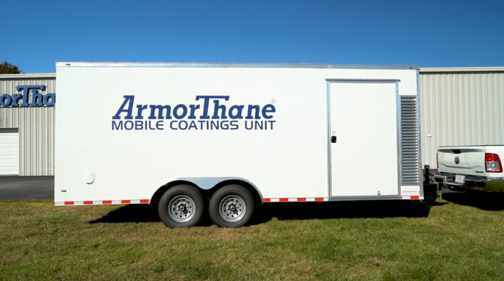 A Mobile Coatings Unit puts the whole shop on a trailer.