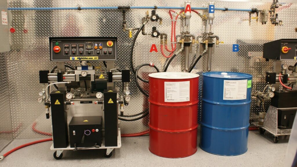 Turnkey packages include the proportioner, spray equipment and starter material.
